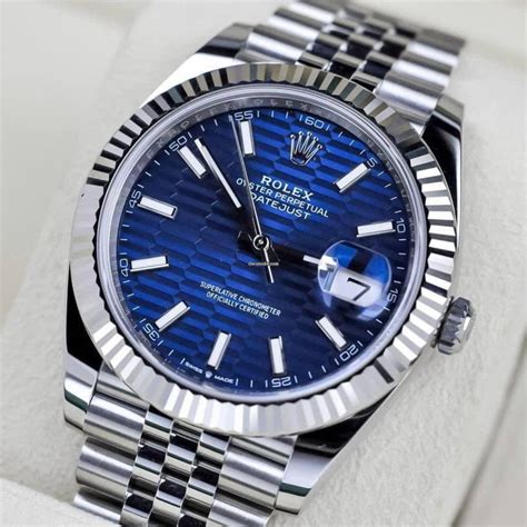 rolex datejust 41 blue 2023|2022 Rolex Datejust 41mm.